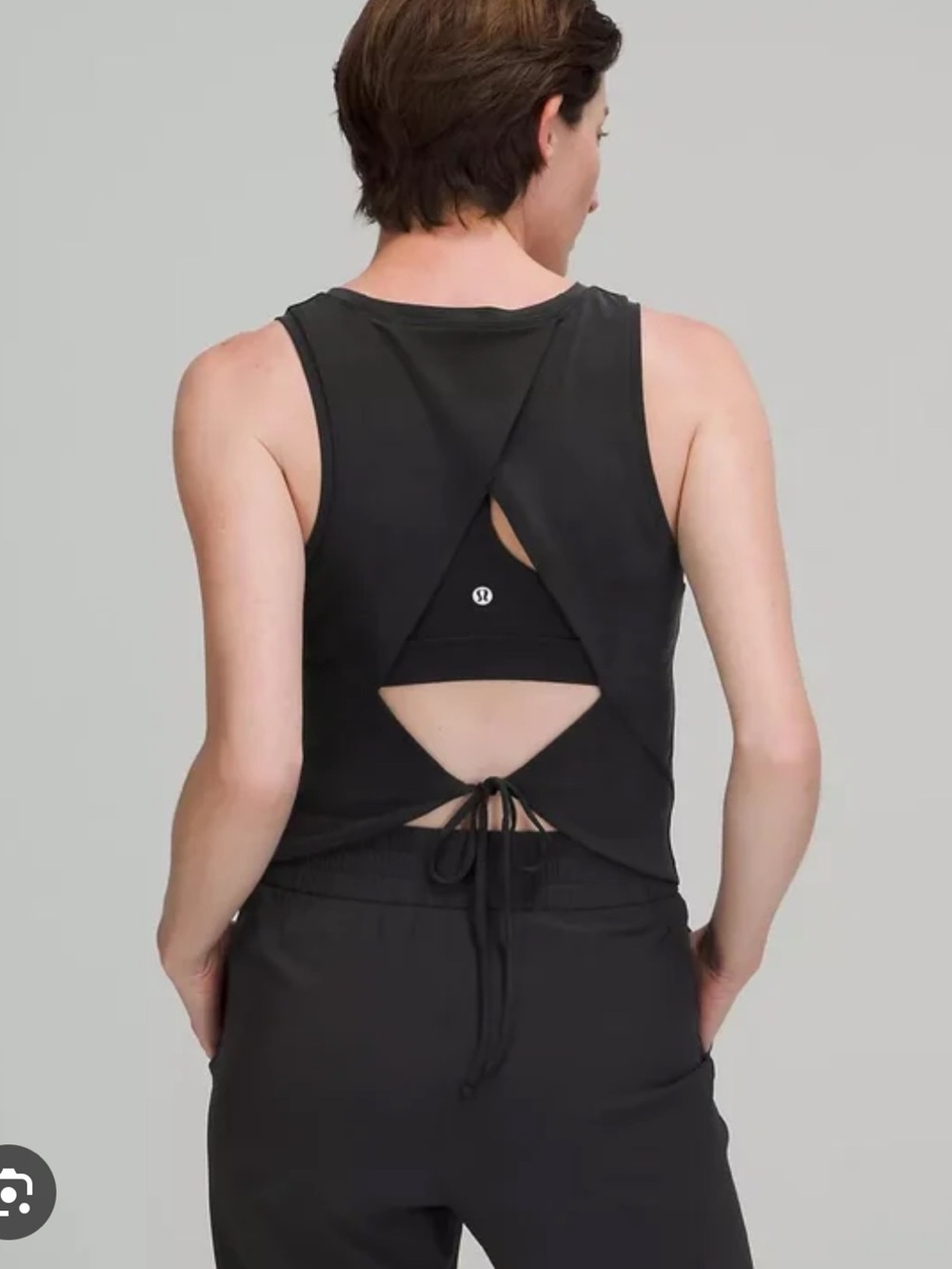 Lululemon Open Tie Back Tank Top